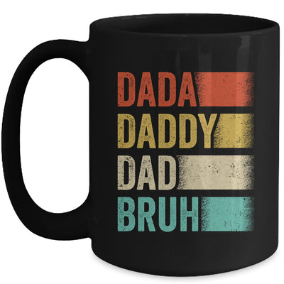 Dada Daddy Dad Bruh Funny Fathers Day Vintage Mug | teecentury