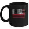 Dada Daddy Dad Bruh Happy Funny Fathers Day US Flag Mug | teecentury