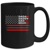 Dada Daddy Dad Bruh Happy Funny Fathers Day US Flag Mug | teecentury