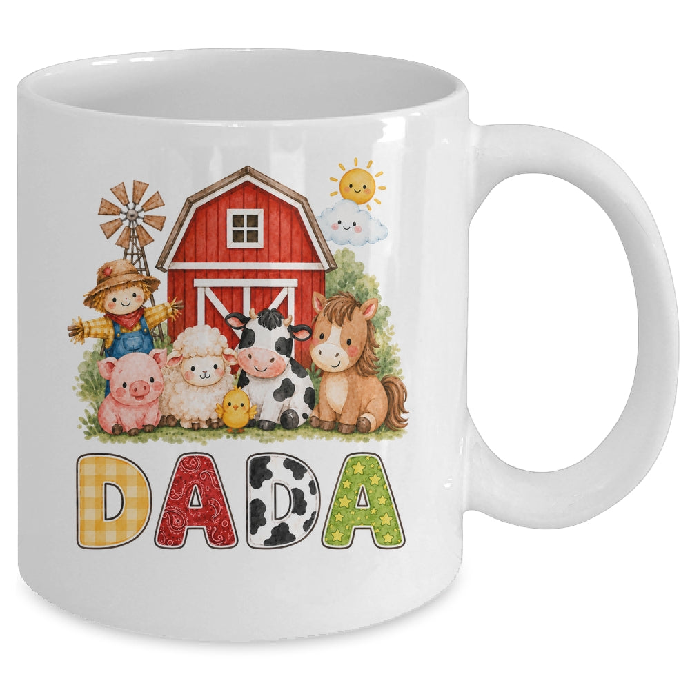 Dada Farm Cow 1St Birthday Girl Boy Matching Family Mug | teecentury