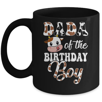 Dada Of The Birthday Boy Cow Farm 1st Birthday Boy Mug | teecentury