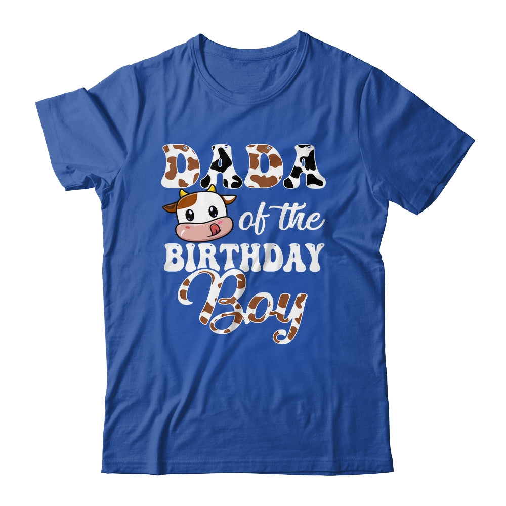 Dada Of The Birthday Boy Cow Farm 1st Birthday Boy Shirt & Hoodie | teecentury