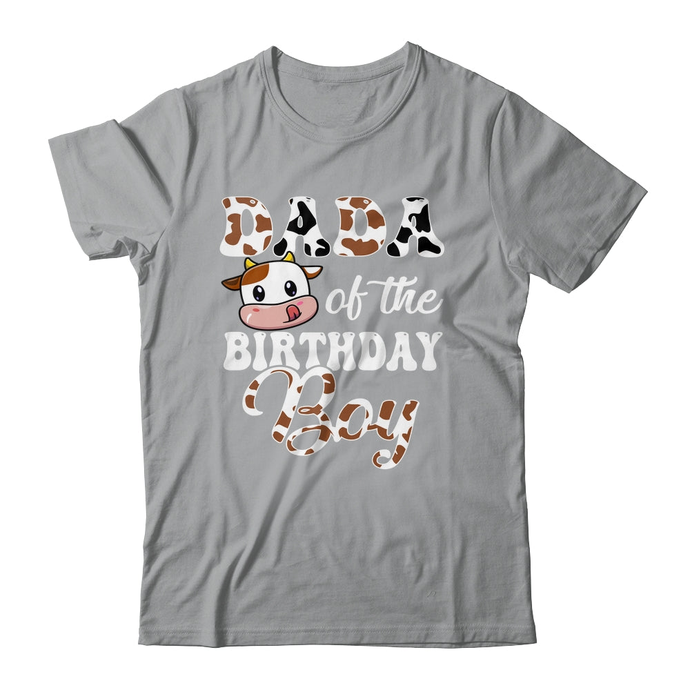 Dada Of The Birthday Boy Cow Farm 1st Birthday Boy Shirt & Hoodie | teecentury
