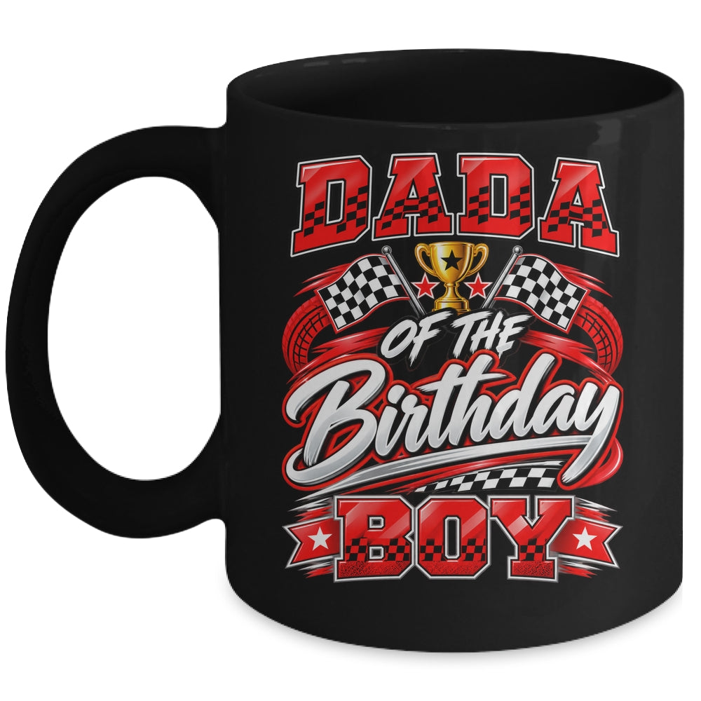 Dada Of The Birthday Boy Race Car Family Pit Crew Mug | teecentury