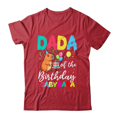 Dada Of The Birthday Capybara Girl Bday Party Family Shirt & Hoodie | teecentury