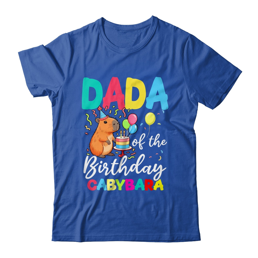 Dada Of The Birthday Capybara Girl Bday Party Family Shirt & Hoodie | teecentury