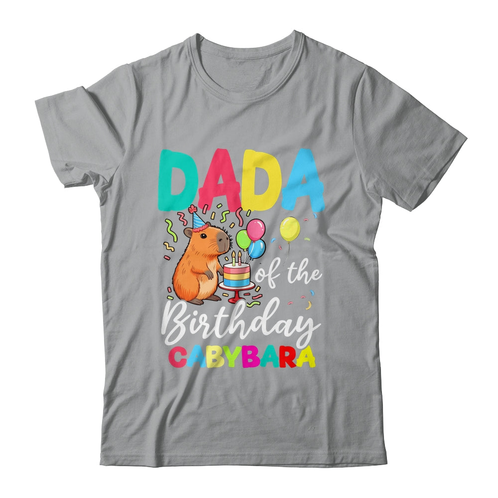 Dada Of The Birthday Capybara Girl Bday Party Family Shirt & Hoodie | teecentury