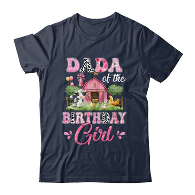 Dada Of The Birthday Girl 1st Birthday Cow Farm Family Shirt & Hoodie | teecentury