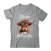 Dada Of The Birthday Girl Highland Cow Farm Family Shirt & Hoodie | teecentury