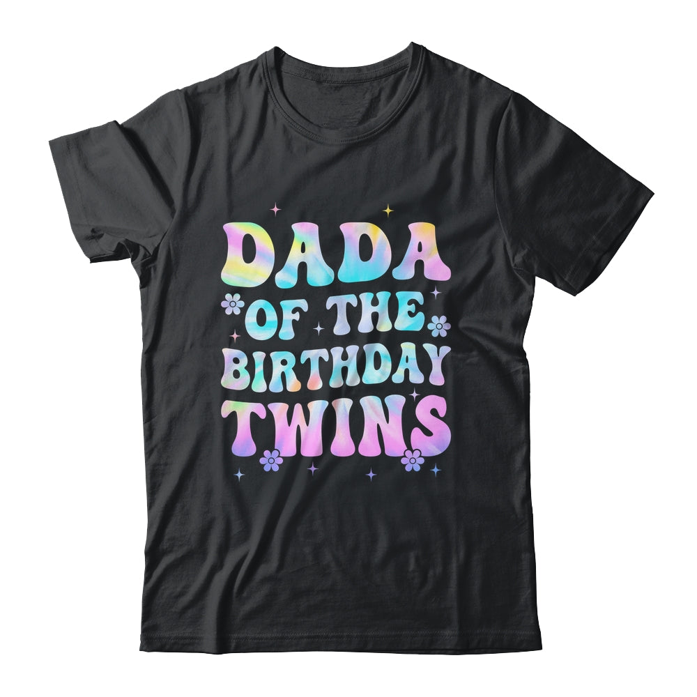 Dada Of The Birthday Twins Girls Kids Party Retro Bday Shirt & Hoodie | teecentury