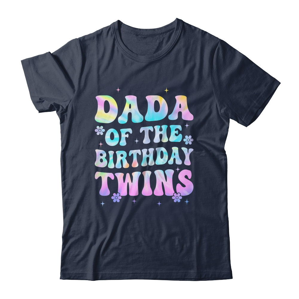 Dada Of The Birthday Twins Girls Kids Party Retro Bday Shirt & Hoodie | teecentury