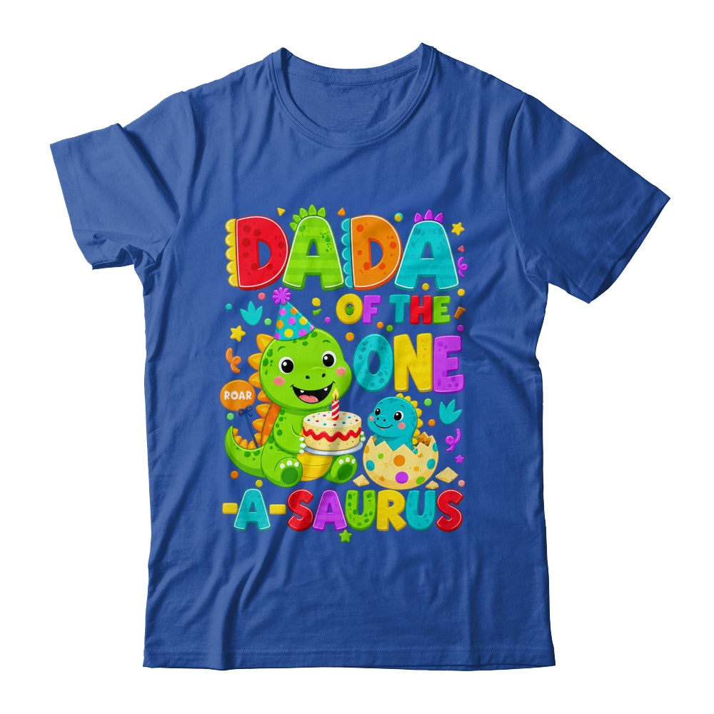 Dada Of The One-A-Saurus 1St Birthday Boy T-Rex Dinosaur Shirt & Hoodie | teecentury