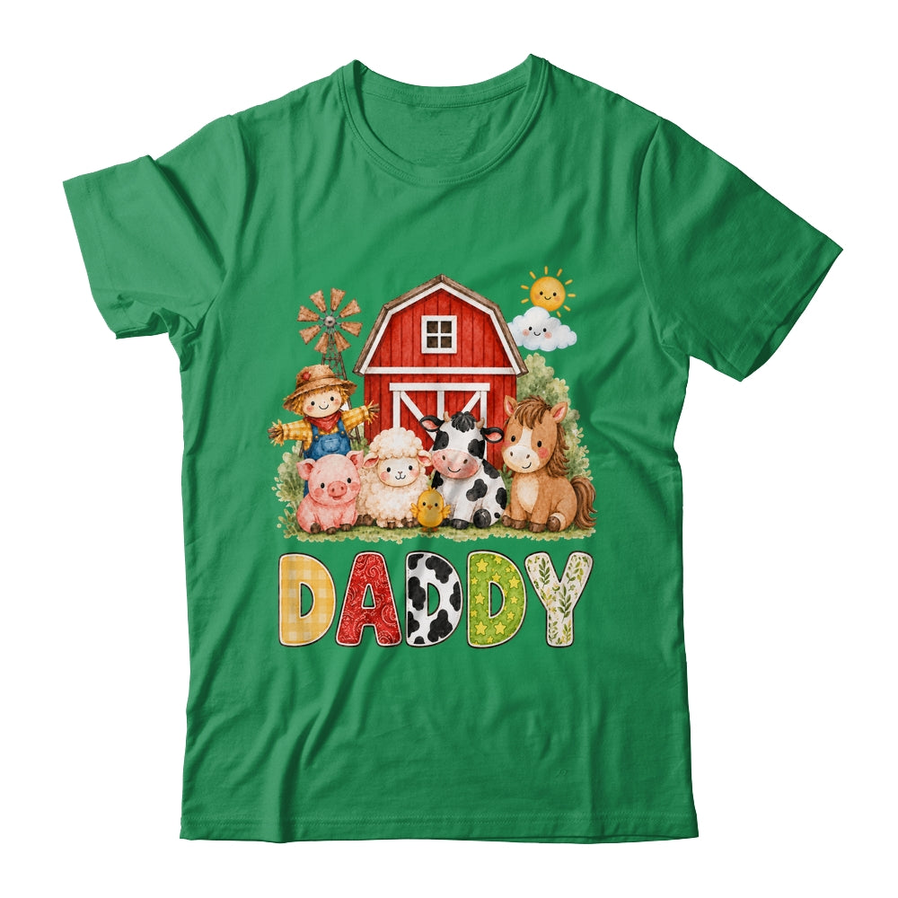 Daddy Farm Cow 1St Birthday Girl Boy Matching Family Shirt & Hoodie | teecentury