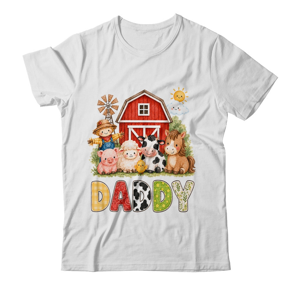 Daddy Farm Cow 1St Birthday Girl Boy Matching Family Shirt & Hoodie | teecentury