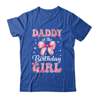 Daddy Of Birthday Girl Coquette Bow Matching Family Shirt & Hoodie | teecentury