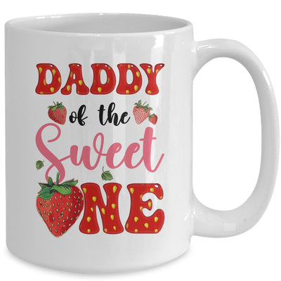 Daddy Of Sweet One Strawberry Frist 1st Birthday Girl Mug | teecentury
