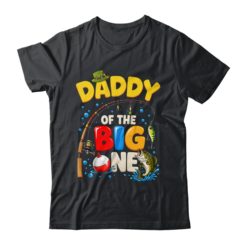 Daddy Of The Big One Fishing Birthday Boy Family Party Shirt & Hoodie | teecentury