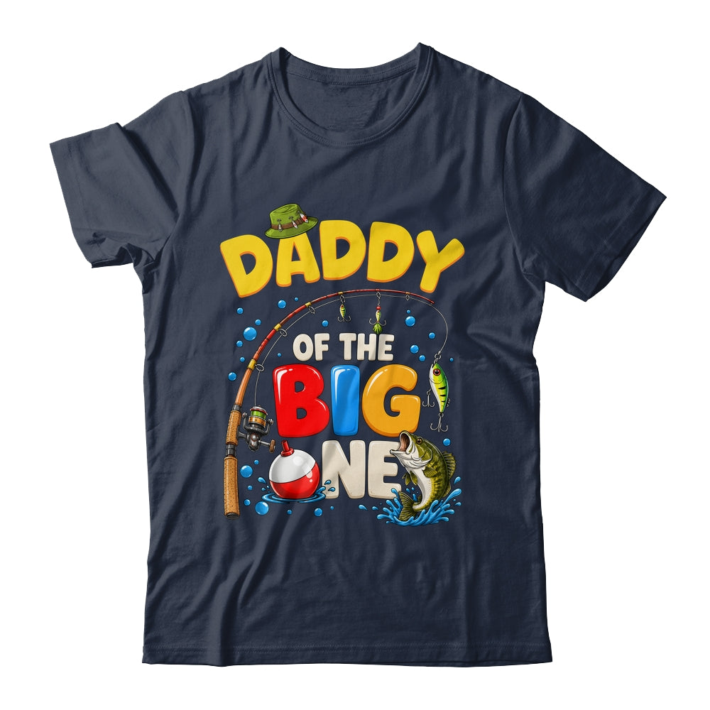 Daddy Of The Big One Fishing Birthday Boy Family Party Shirt & Hoodie | teecentury