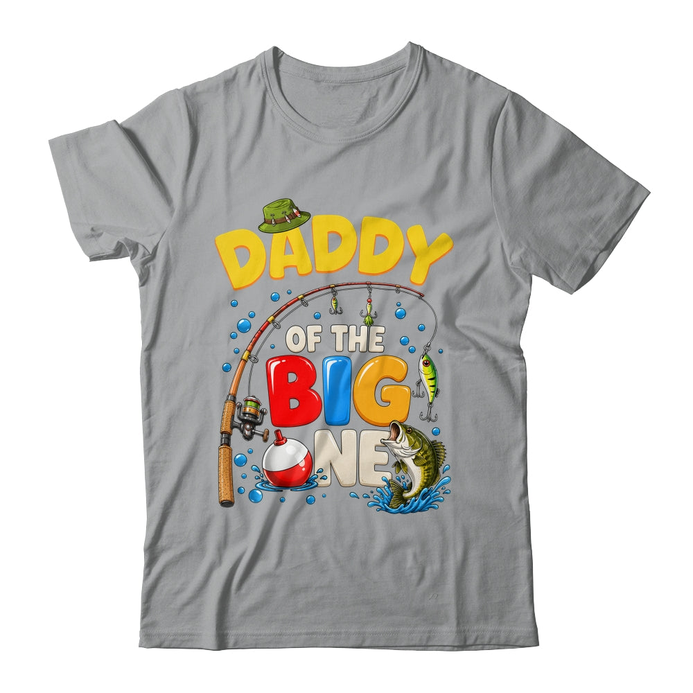Daddy Of The Big One Fishing Birthday Boy Family Party Shirt & Hoodie | teecentury