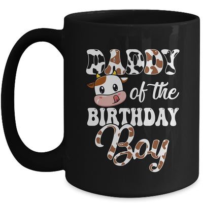 Daddy Of The Birthday Boy Cow Farm 1st Birthday Boy Mug | teecentury