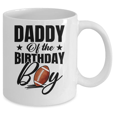 Daddy Of The Birthday Boy Football 1st Birthday Party Mug | teecentury