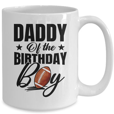 Daddy Of The Birthday Boy Football 1st Birthday Party Mug | teecentury