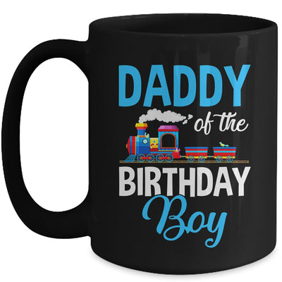 Daddy Of The Birthday Boy Railroad Train Theme Lover Mug | teecentury