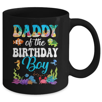 Daddy Of The Birthday Boy Sea Fish Ocean Aquarium Party Mug | teecentury