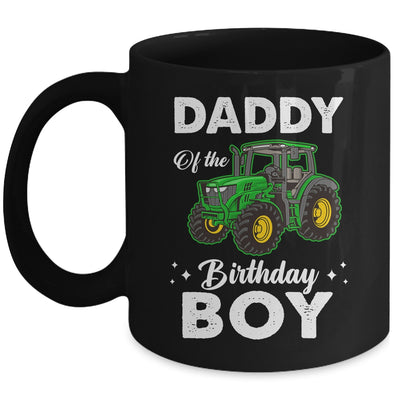 Daddy Of The Birthday Boy Tractors Farm Party Farmer Mug | teecentury