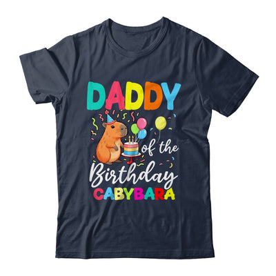 Daddy Of The Birthday Capybara Girl Bday Party Family Shirt & Hoodie | teecentury