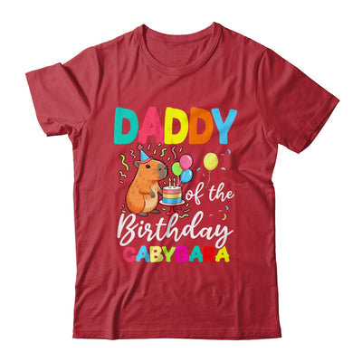 Daddy Of The Birthday Capybara Girl Bday Party Family Shirt & Hoodie | teecentury