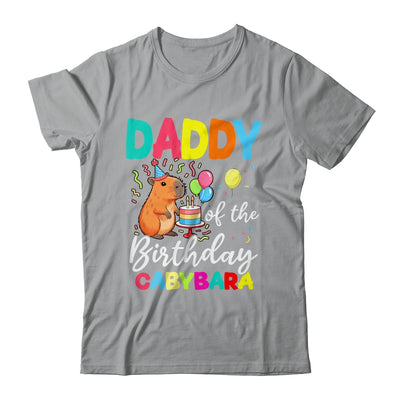 Daddy Of The Birthday Capybara Girl Bday Party Family Shirt & Hoodie | teecentury