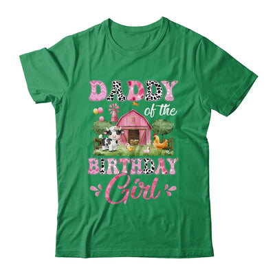 Daddy Of The Birthday Girl 1st Birthday Cow Farm Family Shirt & Hoodie | teecentury