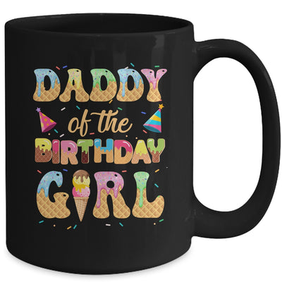 Daddy Of The Birthday Girl 1st Ice Cream Party Family Mug | teecentury