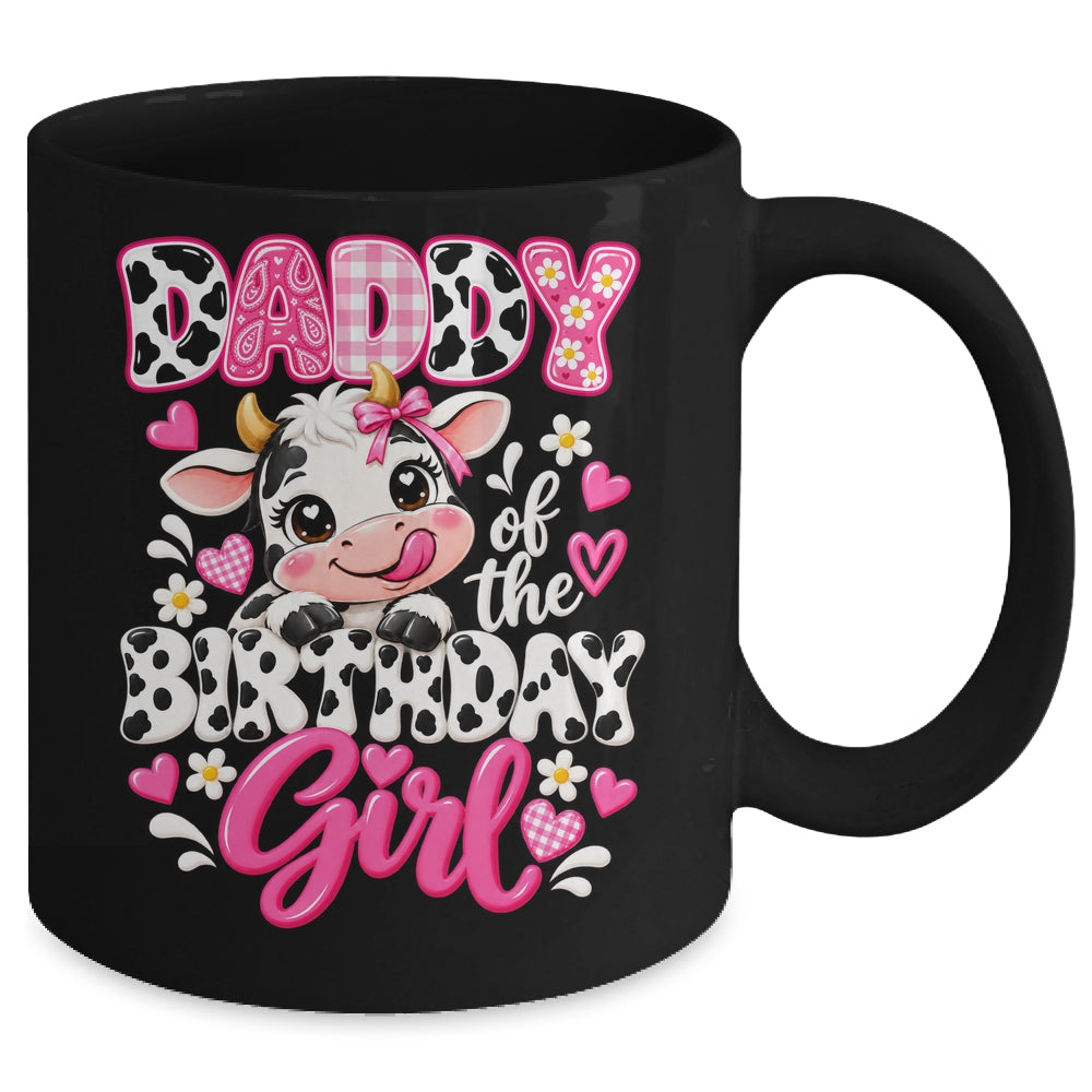 Daddy Of The Birthday Girl Cow 1St Birthday Family Farm Mug | teecentury