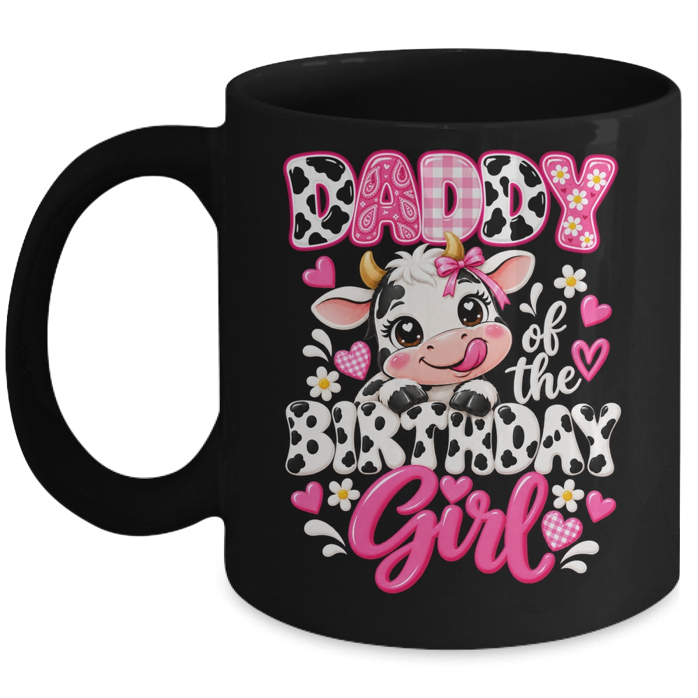 Daddy Of The Birthday Girl Cow 1St Birthday Family Farm Mug | teecentury