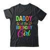 Daddy Of The Birthday Girl Glows Retro 80's Party Family Shirt & Hoodie | teecentury