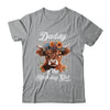 Daddy Of The Birthday Girl Highland Cow Farm Family Shirt & Hoodie | teecentury