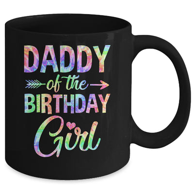 Daddy Of The Birthday Girl Tie Dye 1st Birthday Girl Family Mug | teecentury