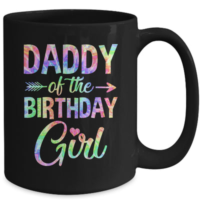 Daddy Of The Birthday Girl Tie Dye 1st Birthday Girl Family Mug | teecentury