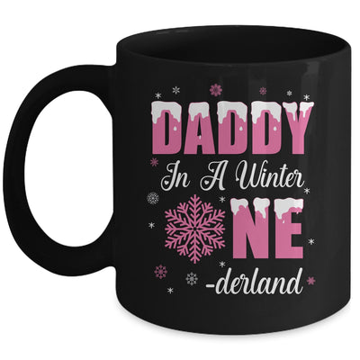 Daddy Of The Birthday Girl Winter Onederland 1st Birthday Mug | teecentury