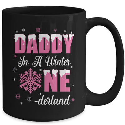Daddy Of The Birthday Girl Winter Onederland 1st Birthday Mug | teecentury