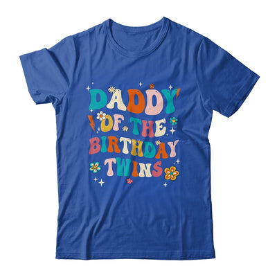 Daddy Of The Birthday Twins Boys Girls Party Retro Bday Shirt & Hoodie | teecentury