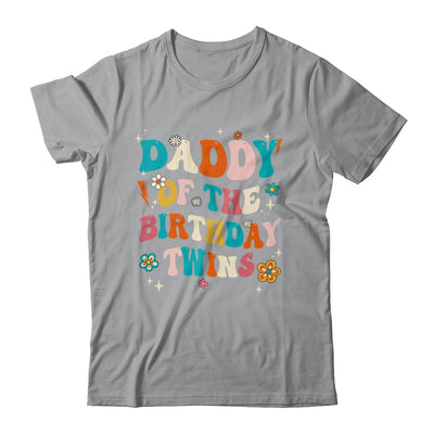 Daddy Of The Birthday Twins Boys Girls Party Retro Bday Shirt & Hoodie | teecentury