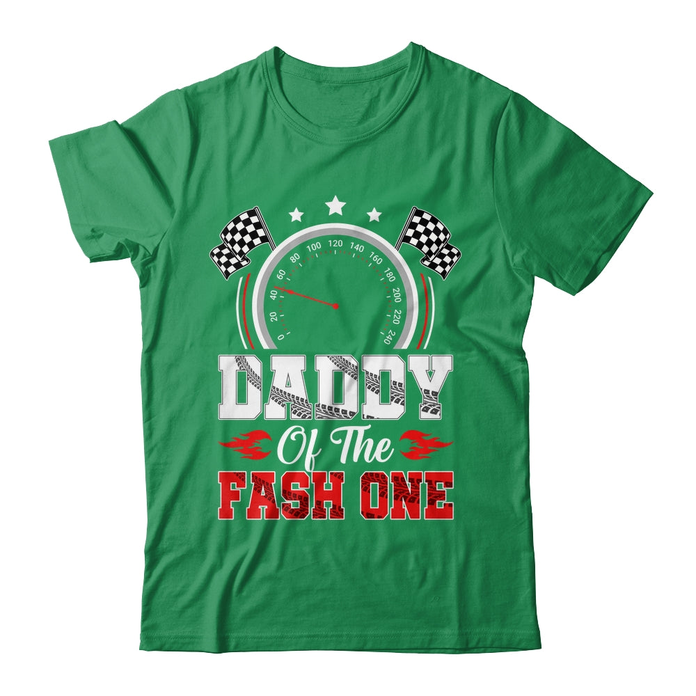 Daddy Of The Fast One 1st Birthday Racing Car Family Shirt & Hoodie | teecentury