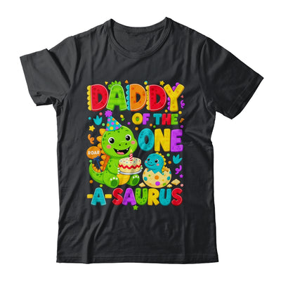 Daddy Of The One-A-Saurus 1St Birthday Boy T-Rex Dinosaur Shirt & Hoodie | teecentury