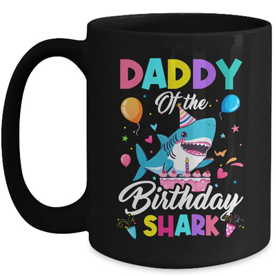 Daddy Of The Shark Birthday Boy Girl Party Family Group Mug | teecentury