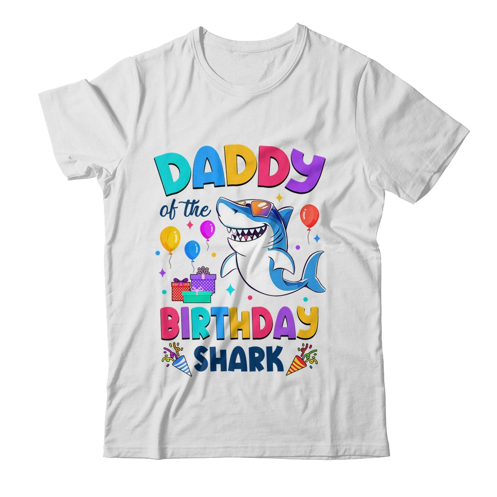 Daddy Of The Shark Birthday Family Matching Party Kids Shirt & Hoodie | teecentury