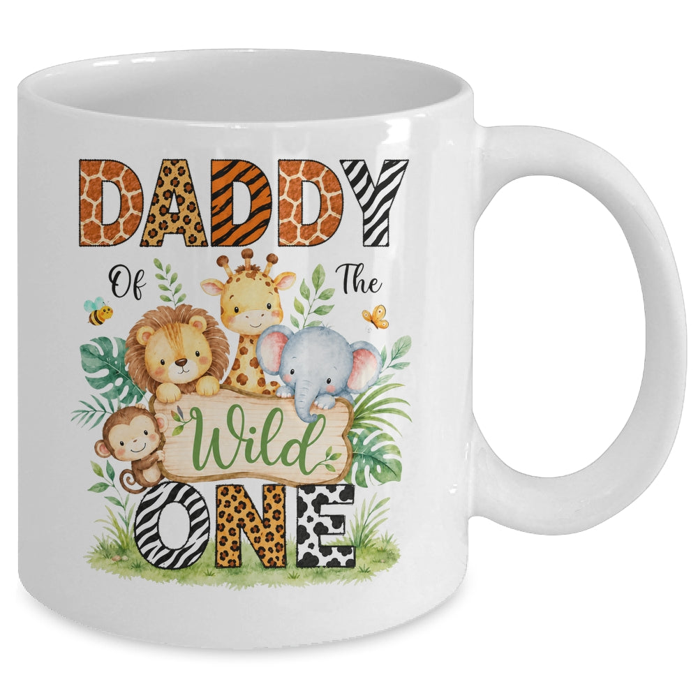 Daddy Of The Wild One First Birthday Boy Jungle Safari Mug | teecentury