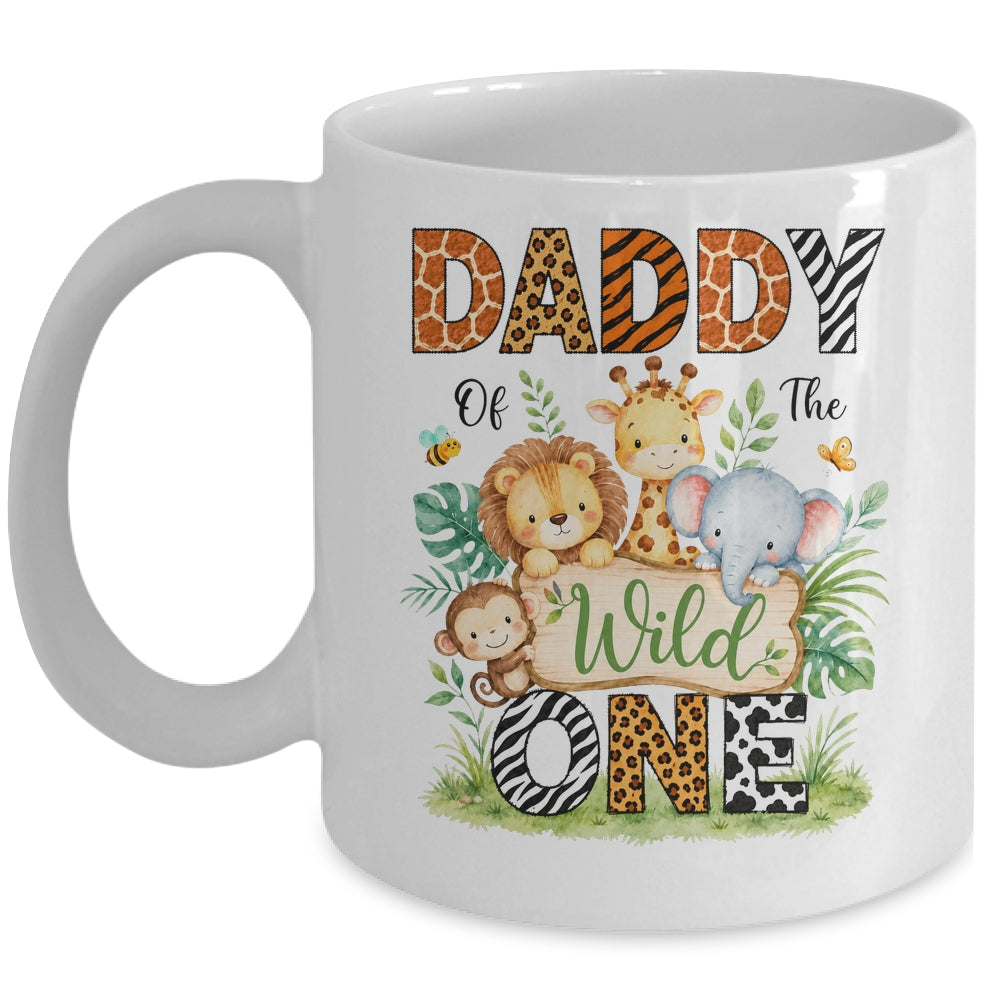 Daddy Of The Wild One First Birthday Boy Jungle Safari Mug | teecentury